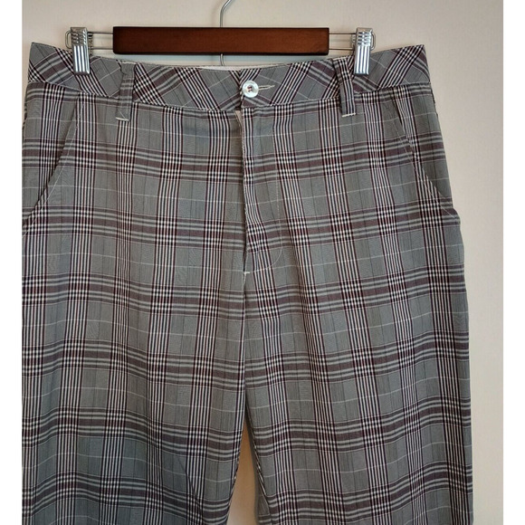 Travis Mathew Pants Mens 32 Plaid Casual Golf Leisure Performance Active Slacks - Picture 5 of 7
